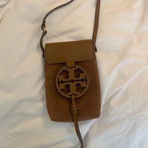 Tory Burch Miller Suede Phone Cross-Body purse